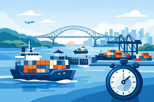 Tiempo de transporte marítimo de carga en Panamá