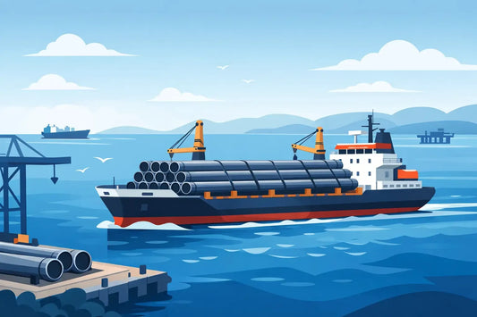 Transporte de tuberías por mar sin sobrecostes